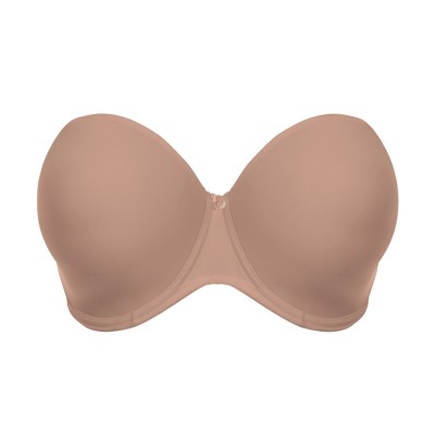 Reggiseno a fascia per seno grande in coppe differenziate Elomi Smooth