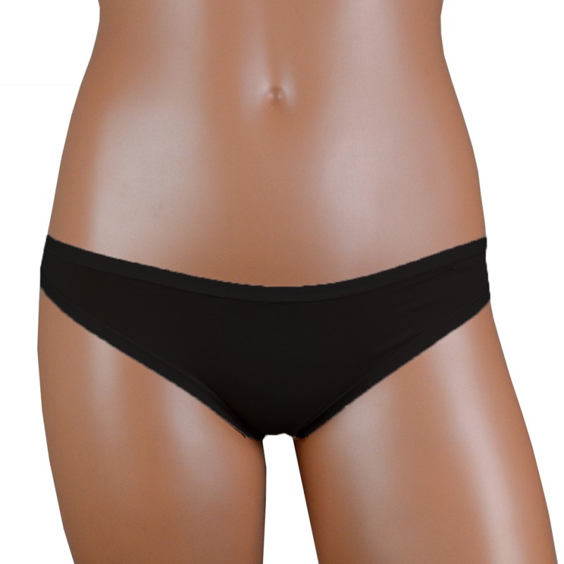 Slip in cotone a vita bassa Janira nero