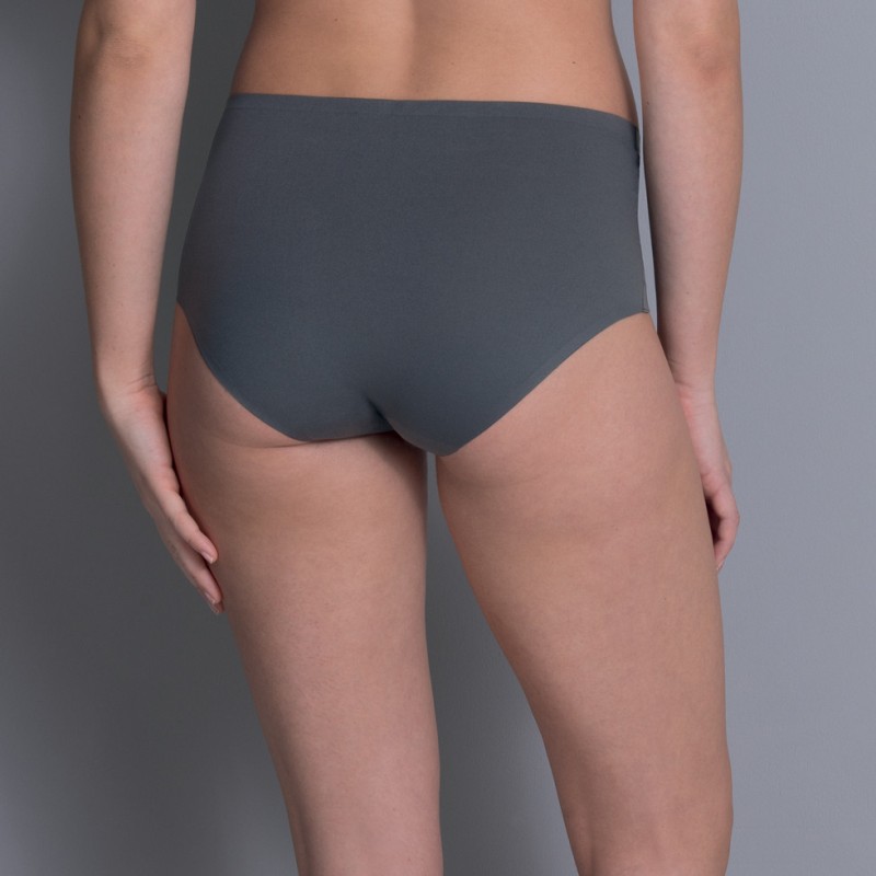 Slip vita alta liscio e invisibile grigio