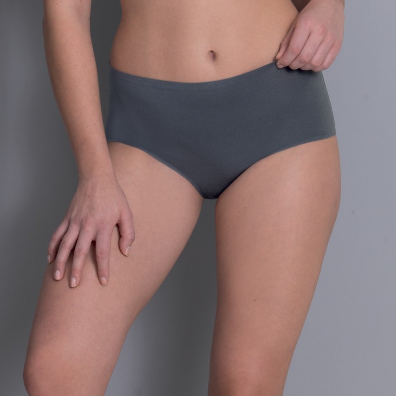 Slip vita alta liscio e invisibile grigio
