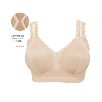 PL-P5641NUE - Reggiseno Dalis senza ferretto in cotone - beige