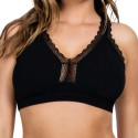 Bralette cotone Dalis nero