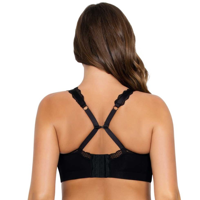 Bralette cotone Dalis nero