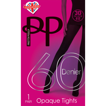 PP-PN AVA4-GRY-Collant 3D Opaque 60 den-grigio fumo