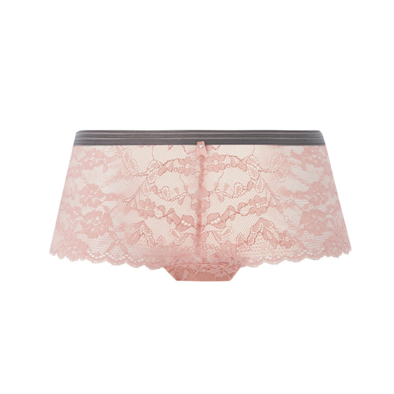 FL-AA5456ROP-Shorts Offbeat in pizzo-Rosehip