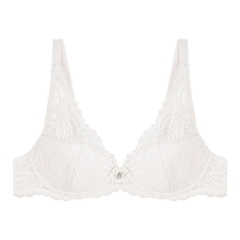 BF-27453.011- Reggiseno preformato Pampelune scollato - Ivory