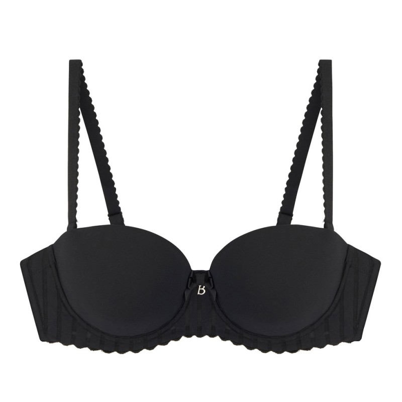 Reggiseno Stockholm a fascia nero