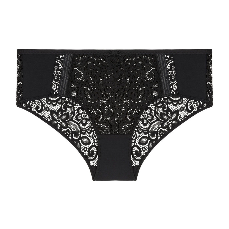 BF-07485.030-Shorts Lindos in pizzo - nero