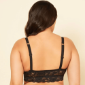 Bralette Extended Sweetie nera Cosabella