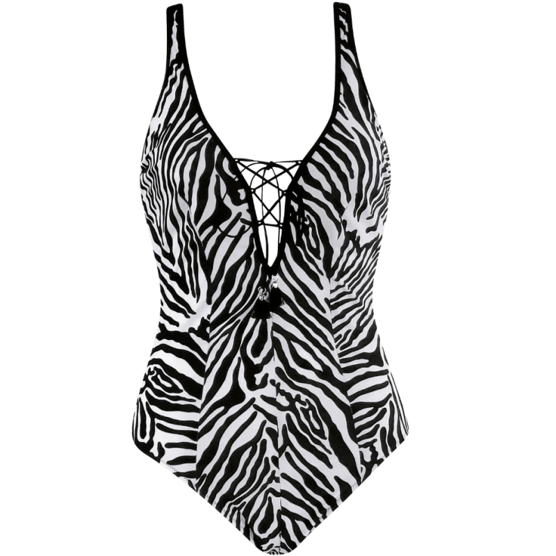 Intero animalier scollatura profonda Opera