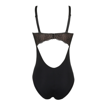 PD-0463186ZWA- Body con ferretto Sophora in pizzo - nero