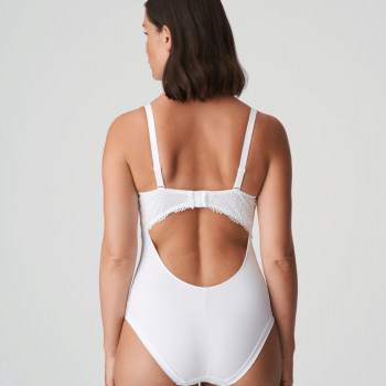 PD-0463186WIT- Body con ferretto Sophora in pizzo - bianco