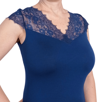 JS-1073477-625 - Maglia manica corta Criselda - Blu Egeo