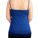 Canotta spalla stretta blu  Criselde by Janira