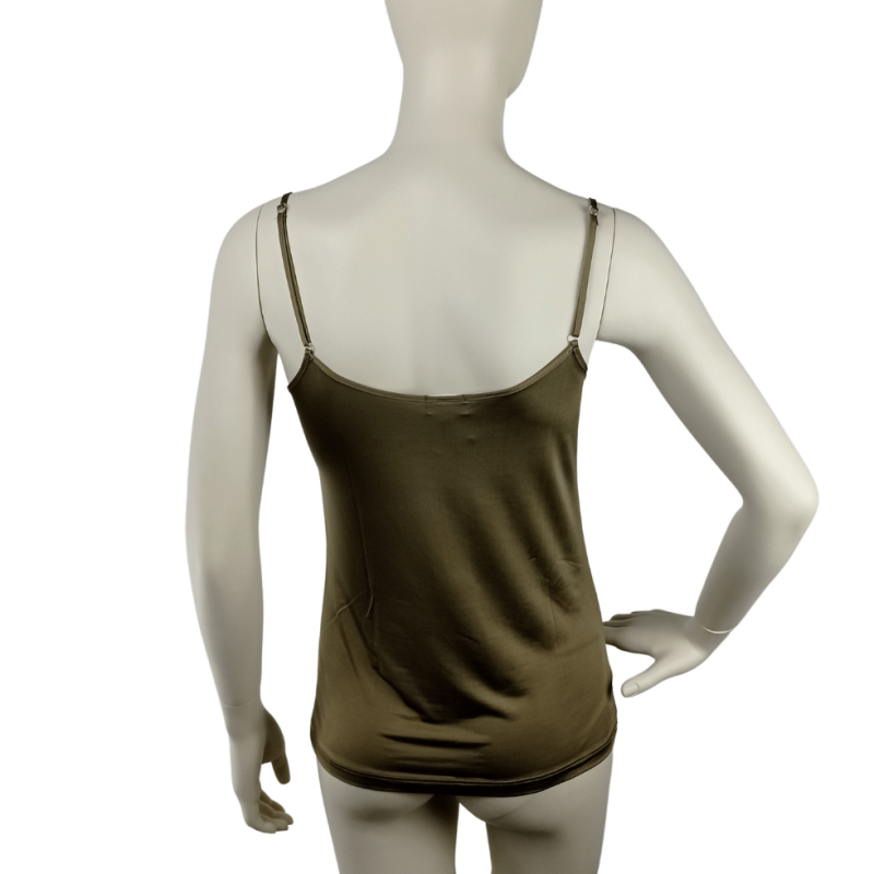 Top spalla stretta Agave pizzo Fraly