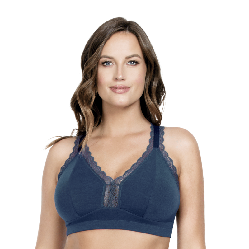 Bralette cotone Dalis blu navy