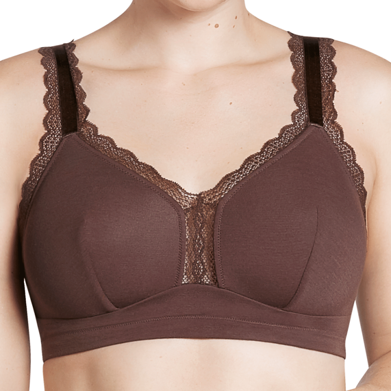 Bralette cotone Dalis deep nude