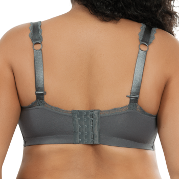 PL-P5641CHA - Reggiseno Dalis senza ferretto in cotone - charcoal grigio
