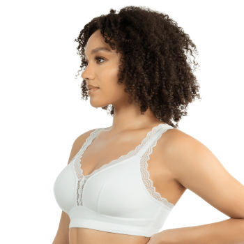 PL-P5641ECR - Reggiseno Dalis senza ferretto in cotone - bianco