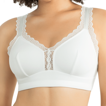 PL-P5641ECR - Reggiseno Dalis senza ferretto in cotone - bianco