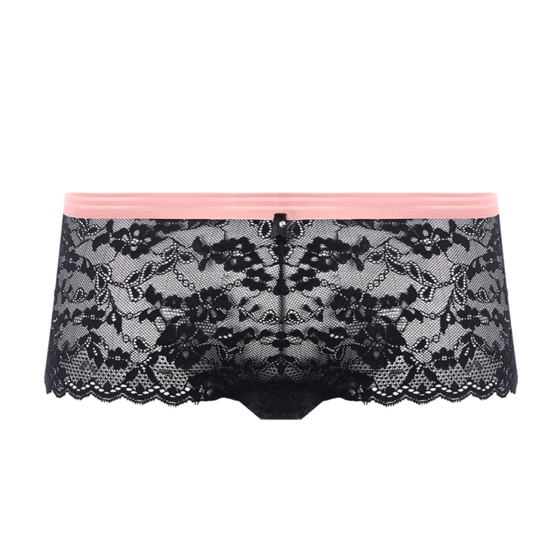 FL-AA5456Blk-Slip Offbeat in pizzo-nero