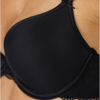 MEY-74812-003- Reggiseno push-up memory foam con ferretto serie Amorous - nero
