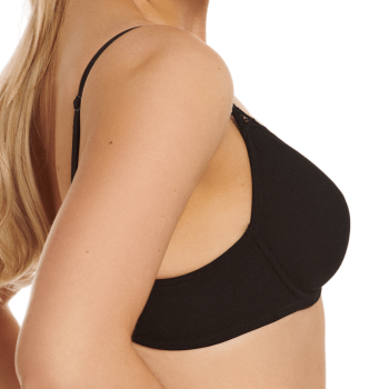 LIS-20283-02 - Reggiseno soft con ferretto Ines in cotone - nero