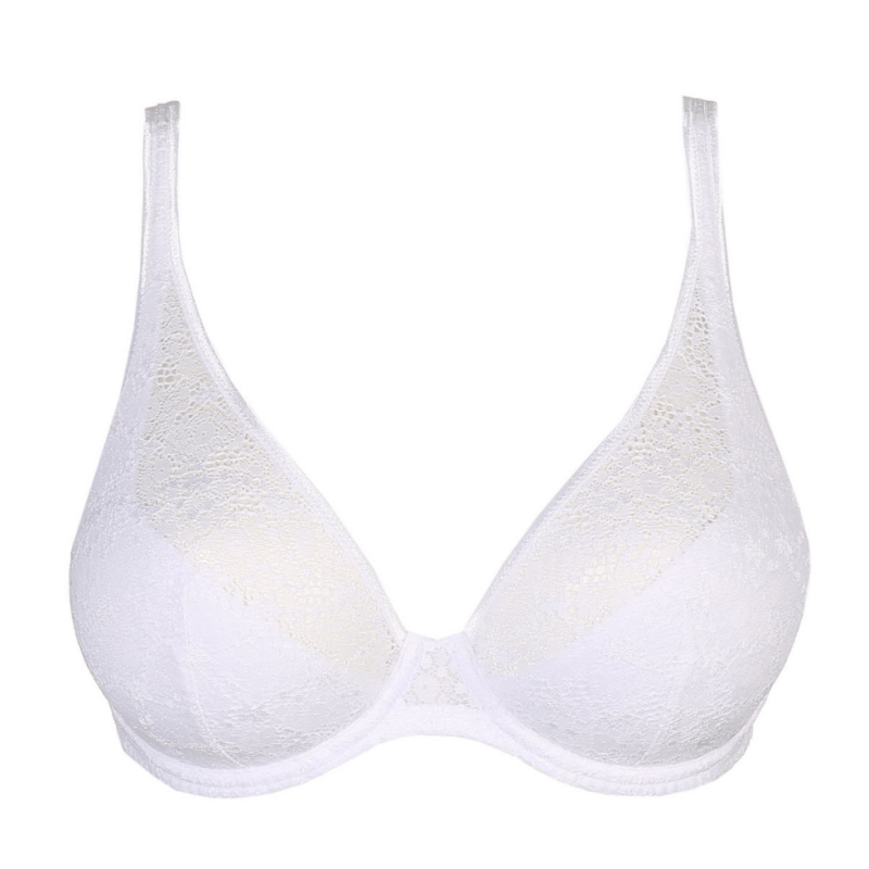 PD-0141974WIT Reggiseno balconcino scollato Epirus - Bianco