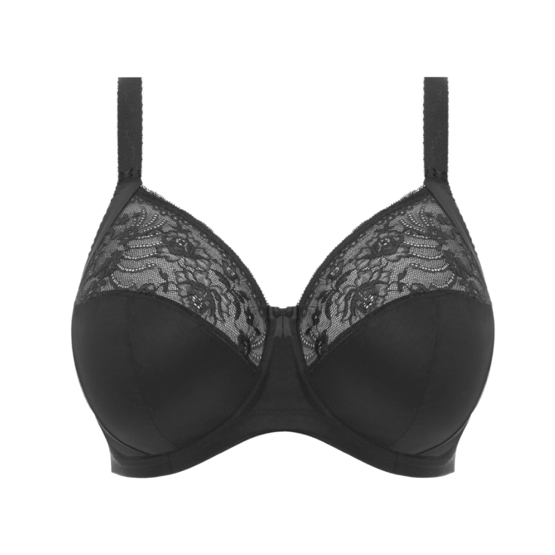 Reggiseno Elomi Morgan con ferretto Nero | Sostegno Extra fino alla Coppa R