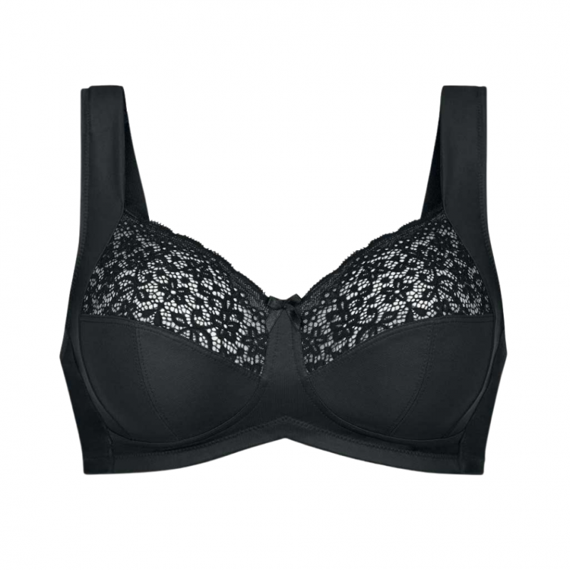 ANI5813.001- Reggiseno Havanna senza ferretto coppe grandi - Nero