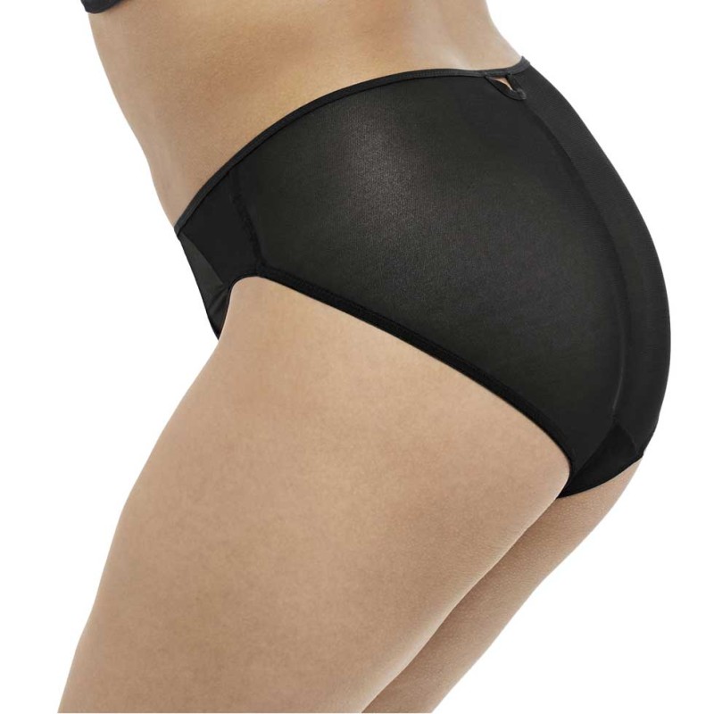 Elomi Sachi Slip Medio Nero - Intimo Curvy Coordinato