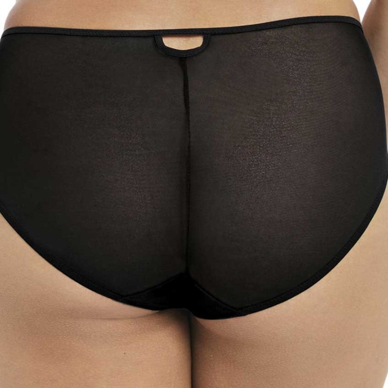 Elomi Sachi Slip Medio Nero - Intimo Curvy Coordinato