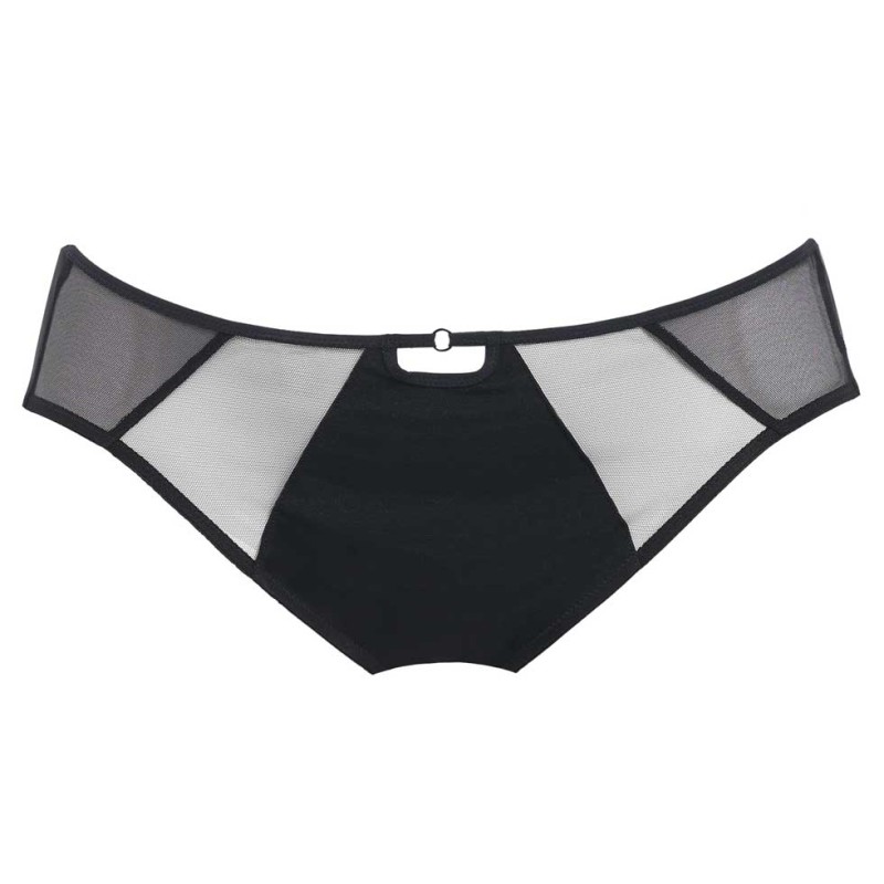 Elomi Sachi Slip Medio Nero - Intimo Curvy Coordinato