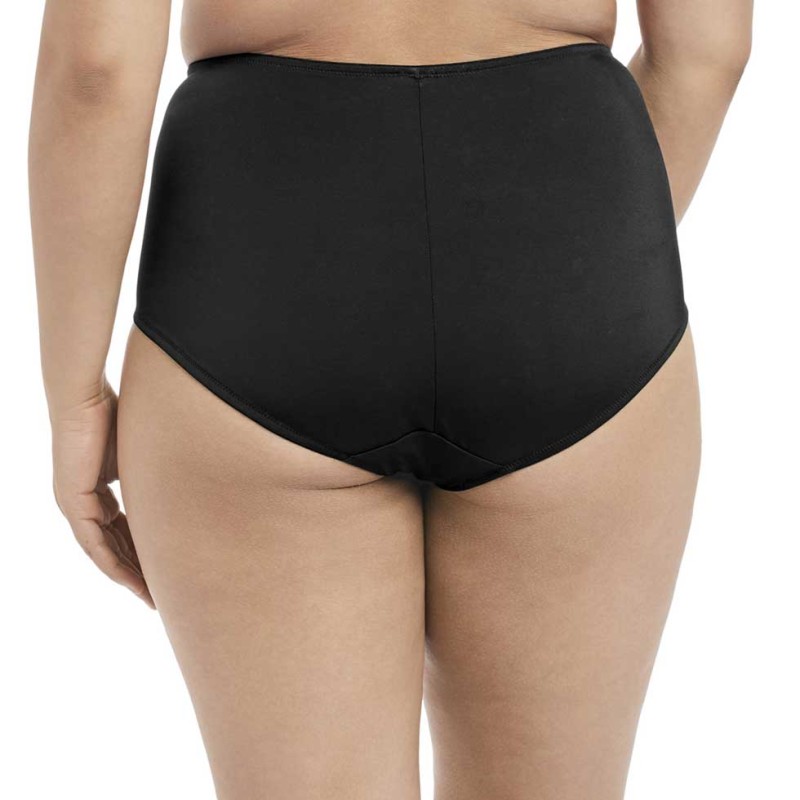 Slip Vita Alta Elomi Sachi Nero - Intimo Curvy Coordinato