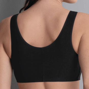 ANI5765X.001- Reggiseno Hazel da protesi senza ferretto aperto davanti - nero