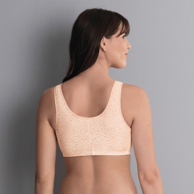 Reggiseno Hazel da protesi aperto davanti rosa pastello