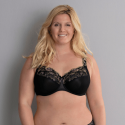 Reggiseno soft Colette nero speciale coppe grandi