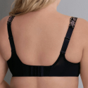 Reggiseno soft Colette nero speciale coppe grandi