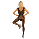 Bodystocking Amadem in rete di pizzo elastica