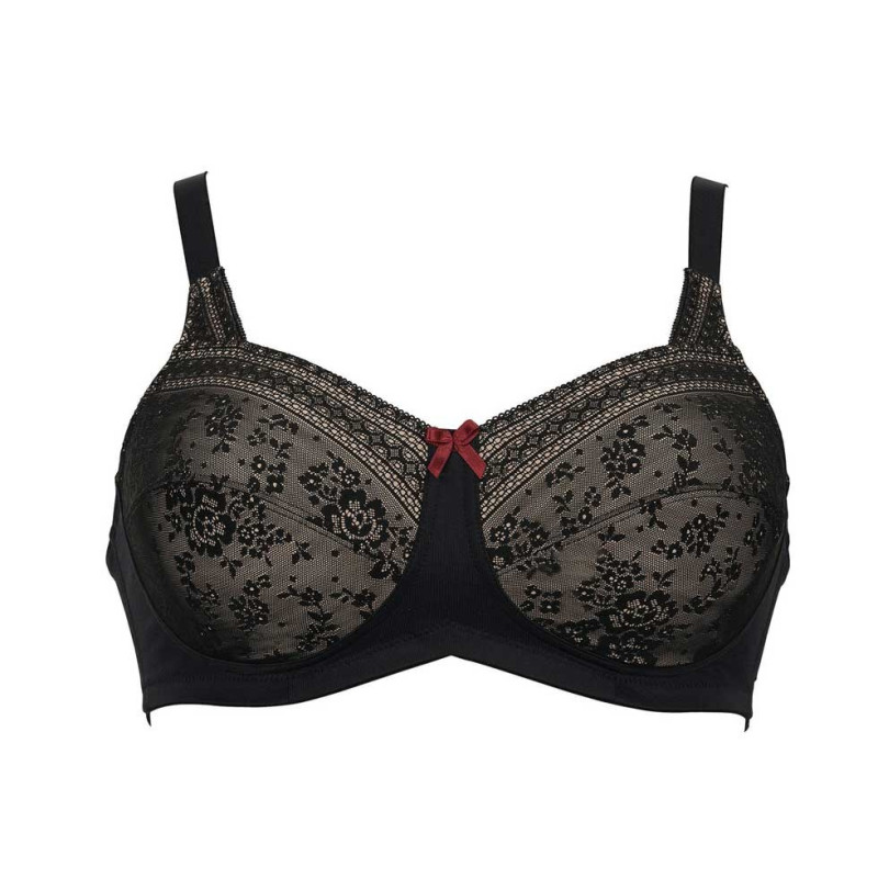 ANI5754X.001- Reggiseno Fleur per protesi senza ferretto - Nero