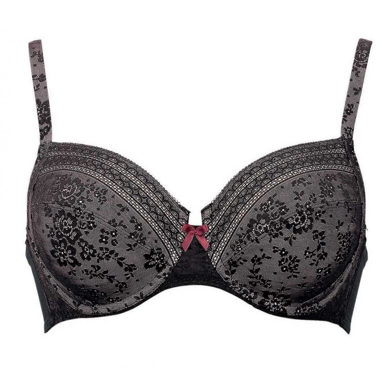 ANI5653.001-Reggiseno Fleur Soft con ferretto - nero