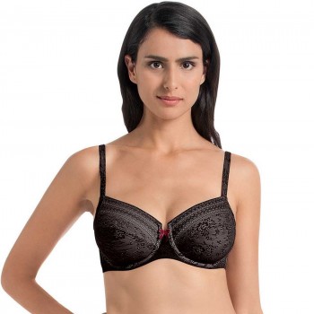 ANI5653.001-Reggiseno Fleur Soft con ferretto - nero