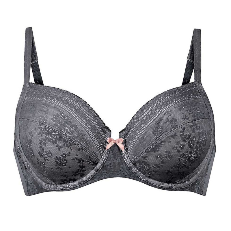 ANI5653.408- Reggiseno Fleur Soft con ferretto - antracite