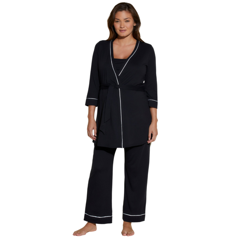 Set donna allattamento tre pezzi nero by Cosabella