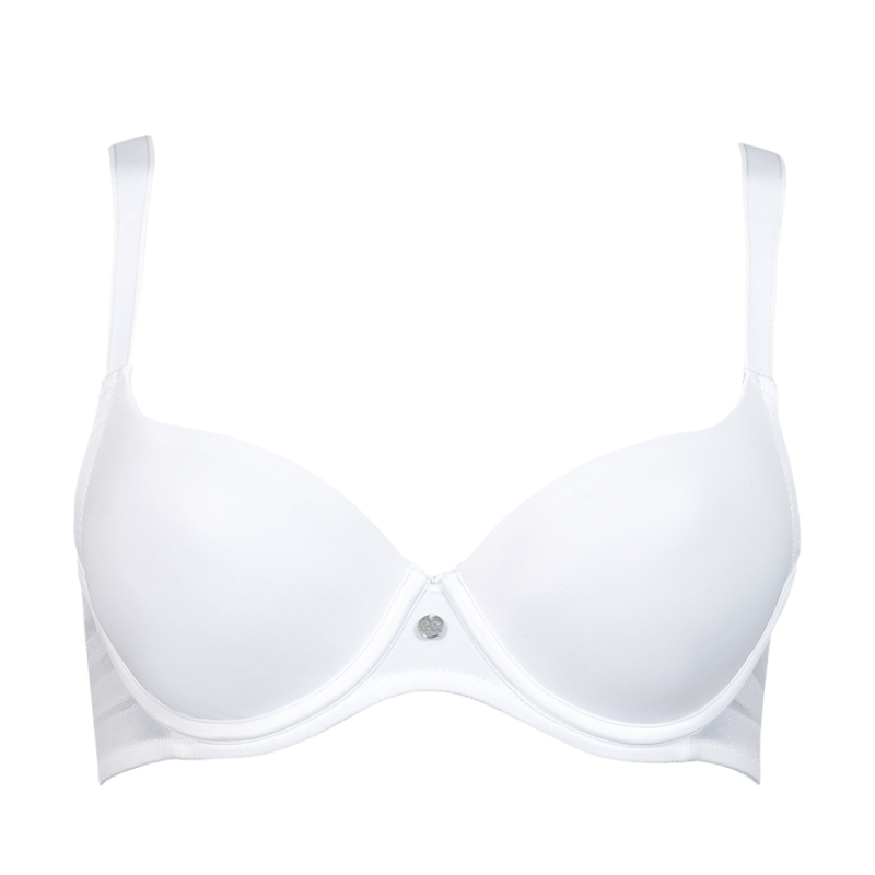 LIS-20265-20266-01- Reggiseno Alegra preformato liscio - bianco