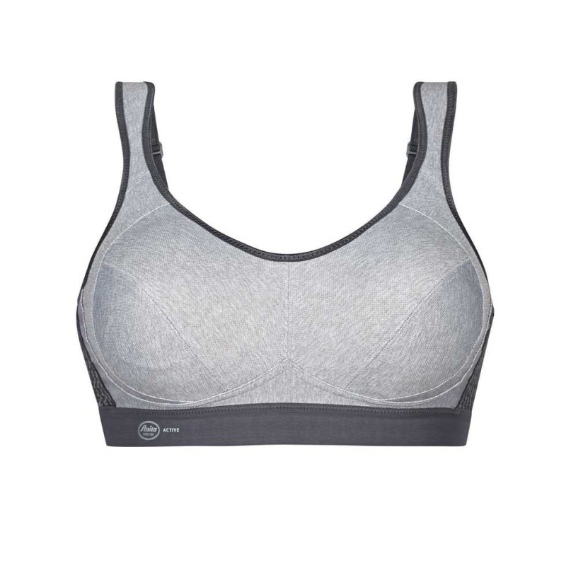 ANI5527.254- Reggiseno sportivo Extreme Control - Grigio Chiaro