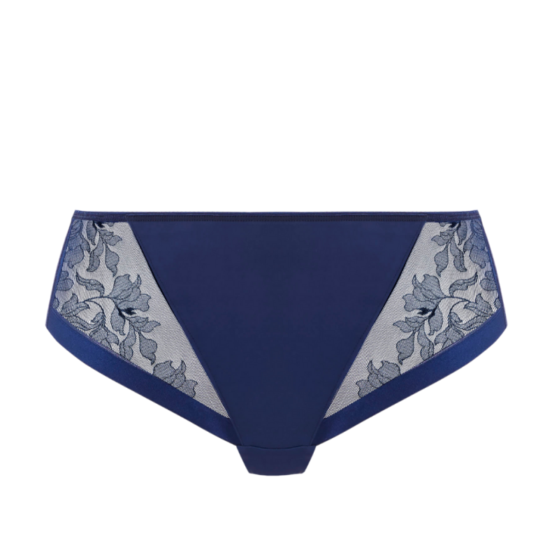 FL-FL2985NAY-Slip Illusion in pizzo blu