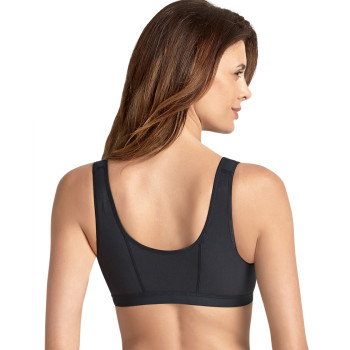 ANI5315X.001- Reggiseno Isra da protesi senza ferretto aperto davanti-nero