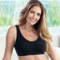 Reggiseno Isra da protesi aperto davanti nero