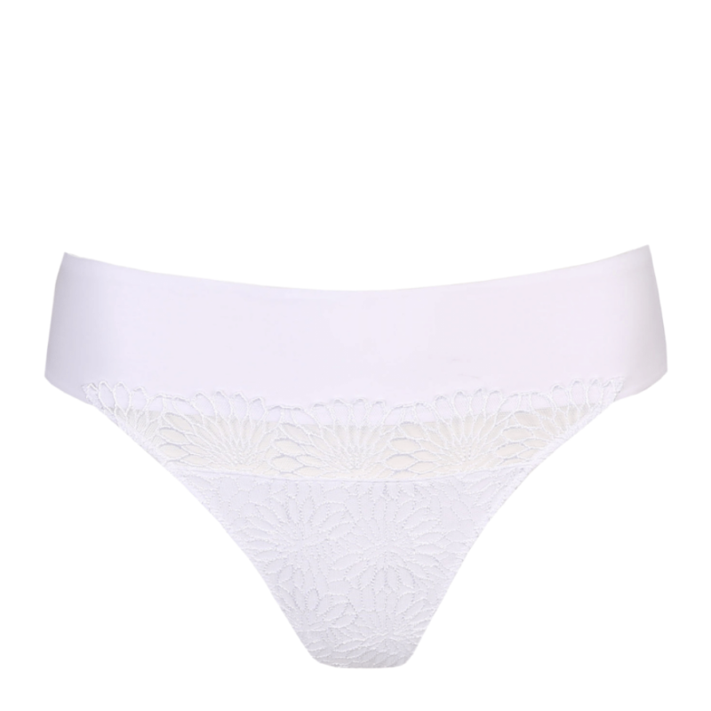 PD-0663181WIT- Perizoma Sophora in tulle - bianco